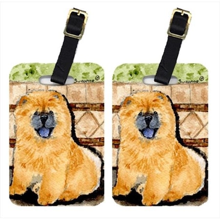 Carolines Treasures Carolines Treasures SS8875BT Chow Chow Luggage Tag - Pair 2; 4 x 2.75 In. SS8875BT
